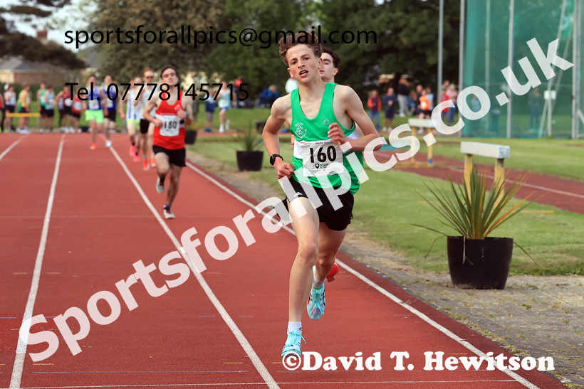3000 metres, 2026 NEGP 2, Monkton Stadium, Wednesday, May 27th. Photo: David T. Hewitson/Sports for All Pics